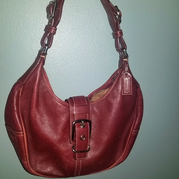 Coach Handbags - Coach Rich Mahogany Leather Handbag